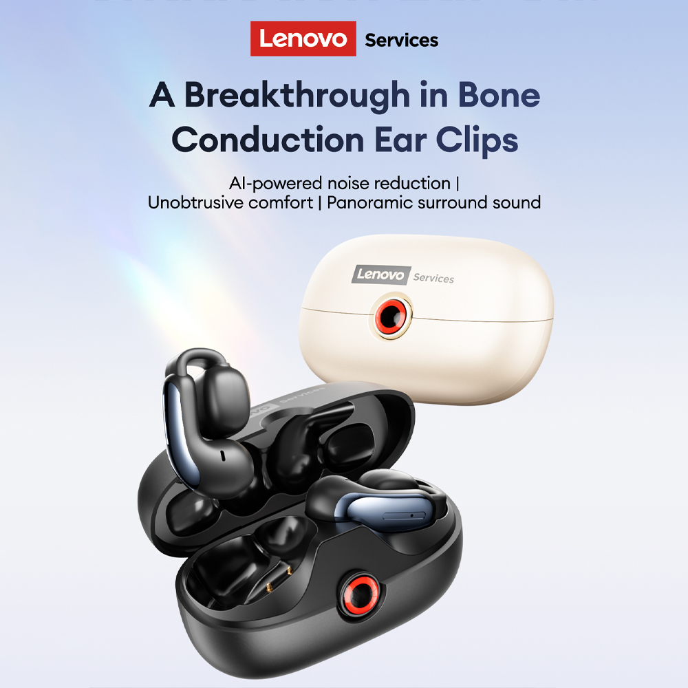 Earbuds Charging Case - Lenovo LES-108 Conduzione ossea TWS Clip