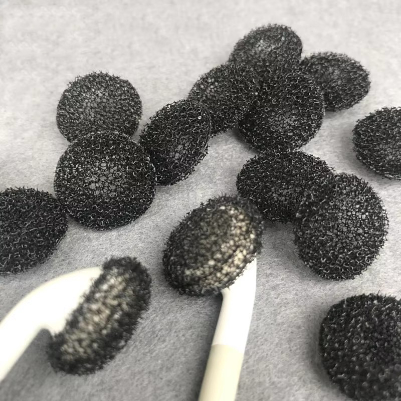 Earphone Foam Tip - Spugna filtrante nera in schiuma morbida