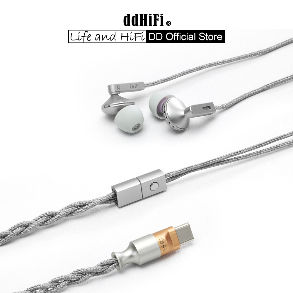 Usb C Earphone - Auricolari planari semi-in-ear DD ddHiFi E13P