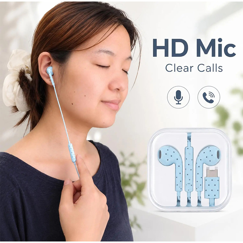 Auricolari Type C con Motivo a - Usb C Earphone recensione e prezzo