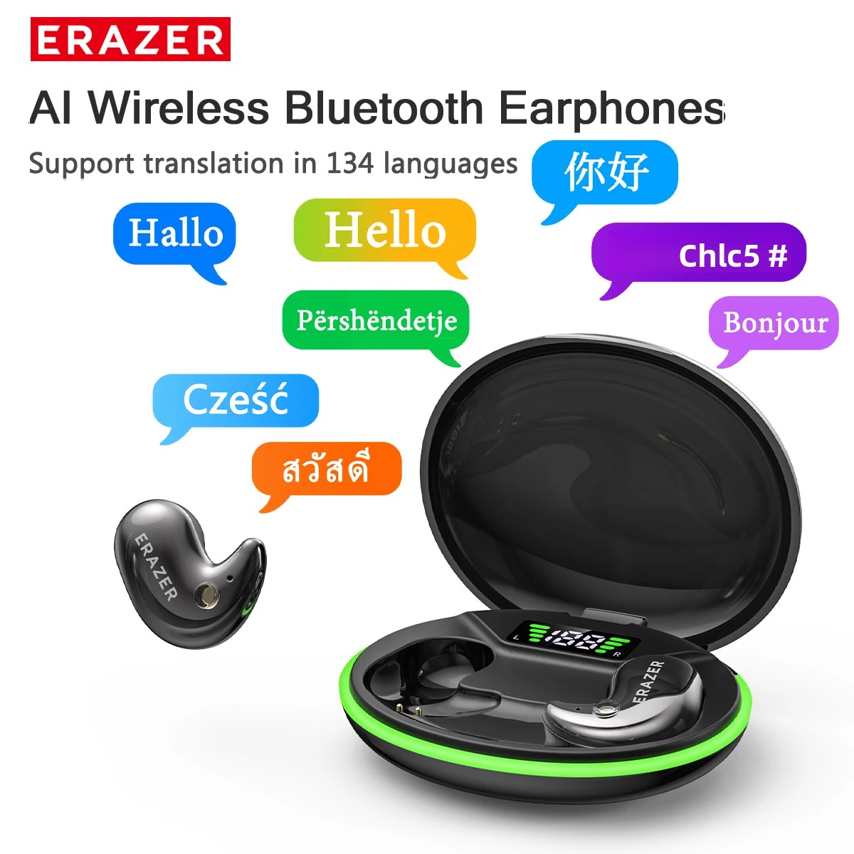 Cuffie Bluetooth In-Ear EARZER - Noise Cancelling Headphone recensione e prezzo